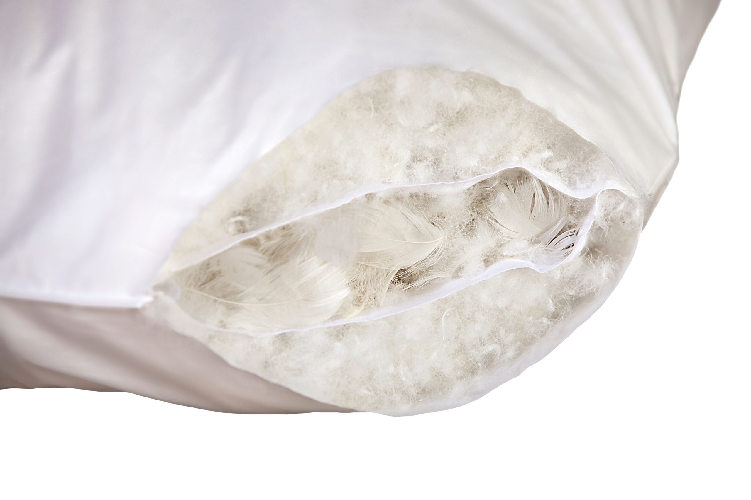 HEFEL Daunen 3-Kammer-Kissen Querschnitt