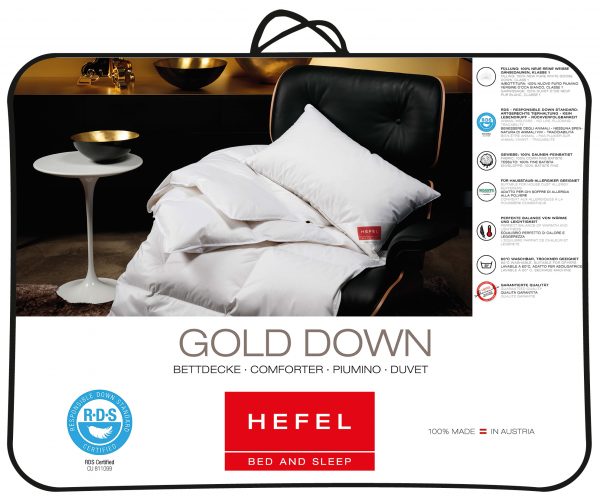 HEFEL Premium Gold Down Bettdecke