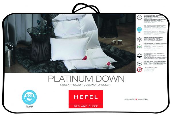HEFEL Premium Platinum Down Kissen