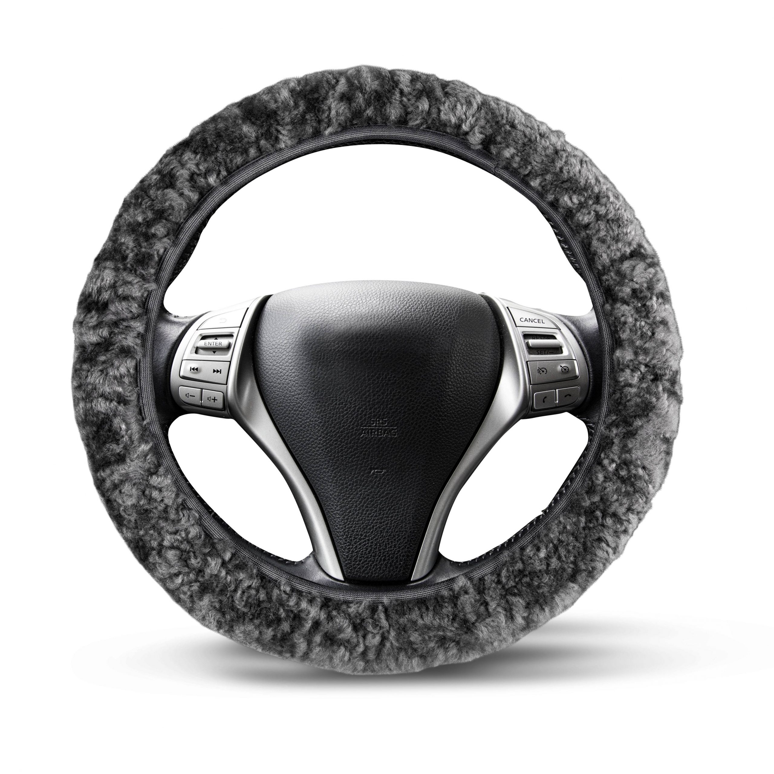 Lenkradfell anthrazit