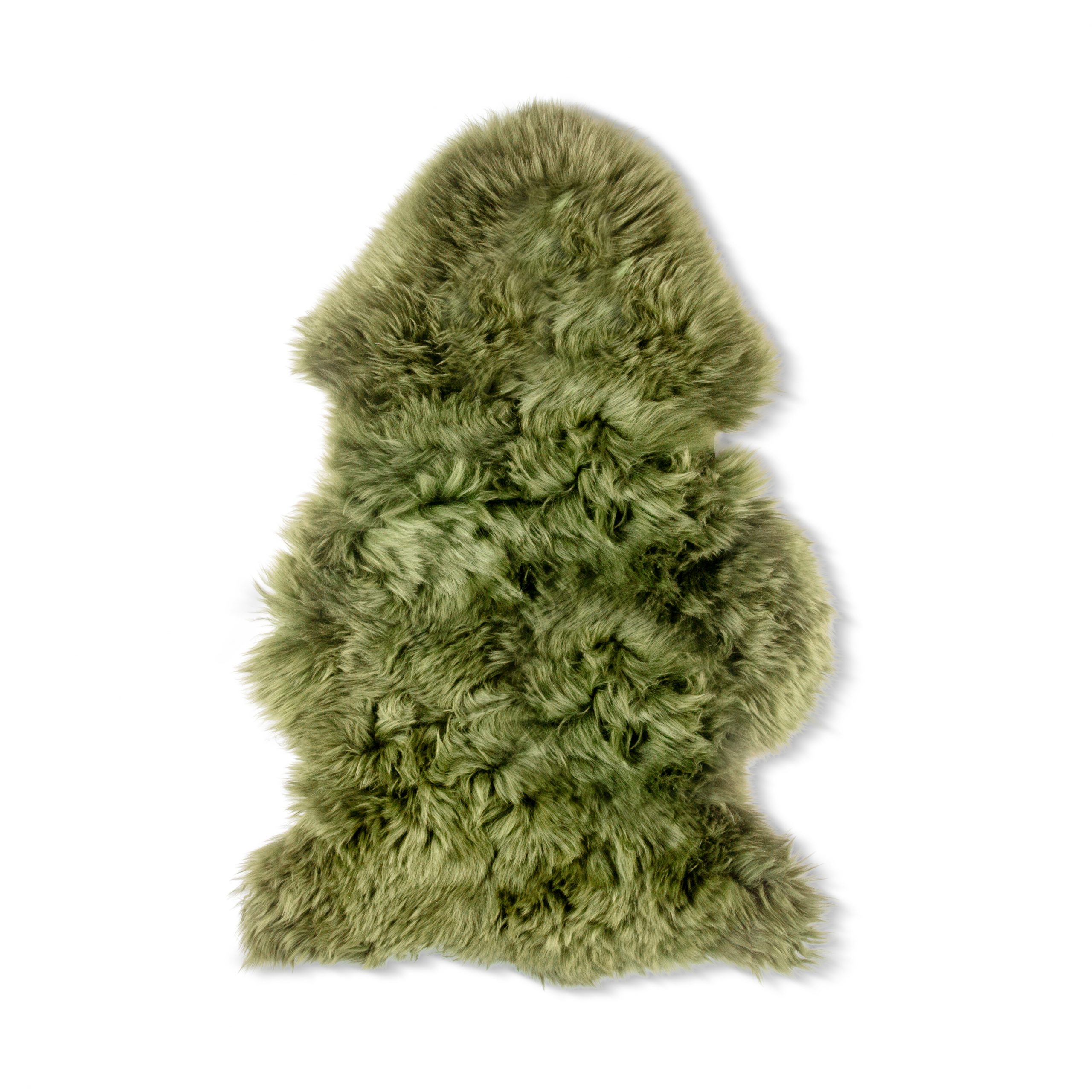 Lammfell grün